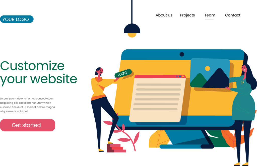 Customize website Hamza Digital Solutions
