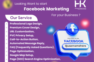 Looking want to start Facebook Marketing for your business - hamza digital solutions